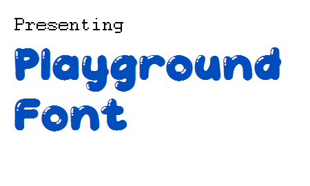 Playground Font preview