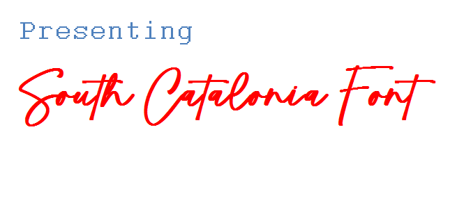 South Catalonia Font preview