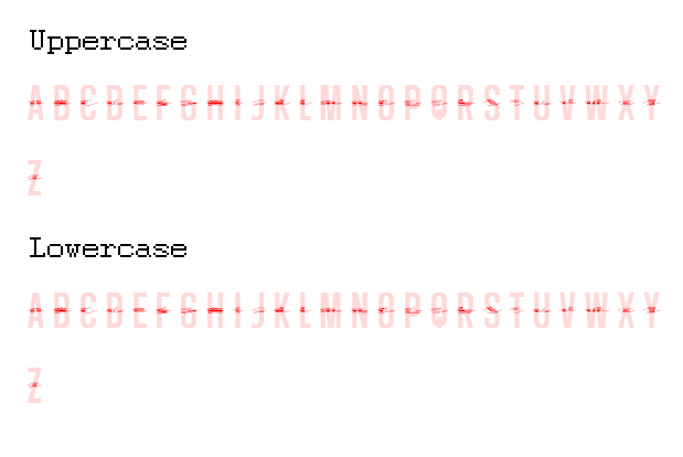 Workforce Combine Font uppercase and lowercase letters