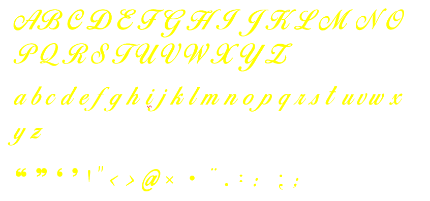 Birds of Paradise Font