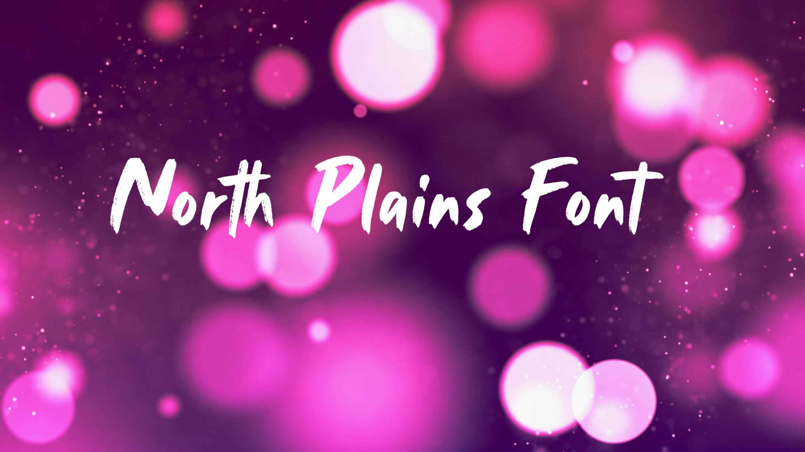 North Plains Font Preview