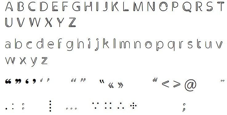 clip font